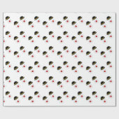 ハッピーアート抽象芸術ピエロ ラッピングペーパー (フラット)