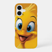 ハッピーイエローアヒルデザイン電話ケースfor Iphone & S 16ケース (裏面)