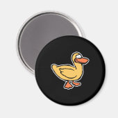 ハッピーイエローガモ マグネット (正面/裏面)