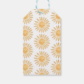 ハッピーイエローサンシャインベビーシャワーありがとう ギフトタグ (裏面)