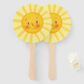 ハッピーイエローサンシャイン ハンドファン (正面&裏面)