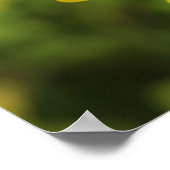 ハッピーイエローフラワーA3ポスター ポスター (角)