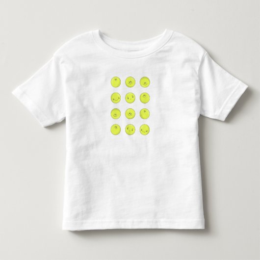ハッピーイエローボール トドラーTシャツ (正面)