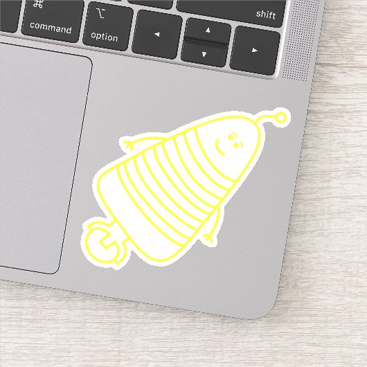 ハッピーイエローロボットシール シール (詳細)