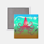 ハッピーイカ マグネット (正面/裏面)