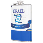 ハッピーイスラエル独立記念日ブルースター・オブ・デイビッド フラスク (左)