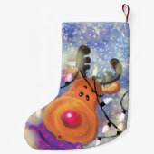 ハッピーインディアクリスマスストッキングメリークリスマス スモールクリスマスストッキング (裏面)