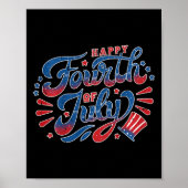 ハッピーインディペンデンスの日7月の子供たち幼児 ポスター (正面)