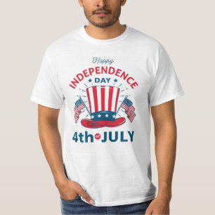 ハッピーインディペンデンスの日 – 7月4日お祝い Tシャツ
