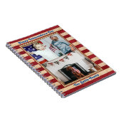 ハッピーインディペンデンスカスタムデイ愛国的な3 Photo No ノートブック (右側)