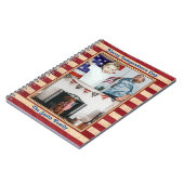 ハッピーインディペンデンスカスタムデイ愛国的な3 Photo No ノートブック (左側)