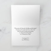 ハッピーインディペンデンスデイアメリカ サンキューカード (内部)