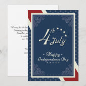 ハッピーインディペンデンスデイアメリカ シーズンカード (正面/裏面)