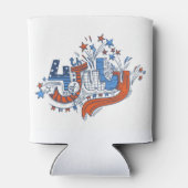 ハッピーインディペンデンスデイクーラーボックス 缶クーラー (裏面)