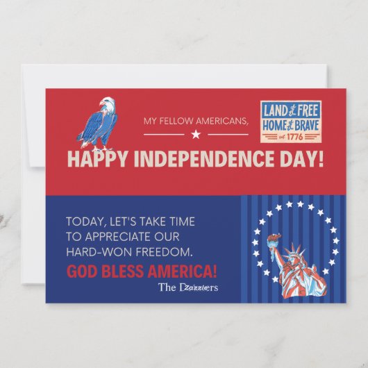 ハッピーインディペンデンスデイゴーブレスアメリカ シーズンカード (裏面)