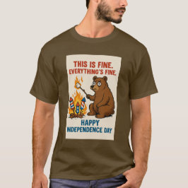 ハッピーインディペンデンスデイベア Tシャツ