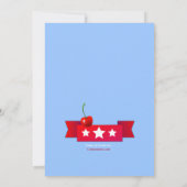 ハッピーインディペンデンスデイ招待状 招待状 (裏面)