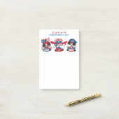 ハッピーインディペンデンスデイ格言ポストイットノート ポストイット (デスク上)