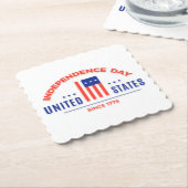 ハッピーインディペンデンスデイ紙コースター ペーパーコースター (アングル)