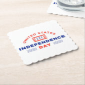 ハッピーインディペンデンスデイ紙コースター ペーパーコースター (アングル)