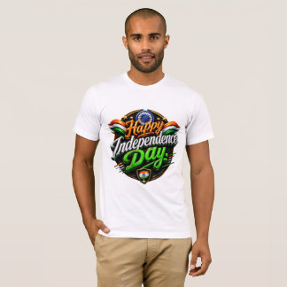 ハッピーインディペンデンスデー - プレミアム3D愛国 Tシャツ