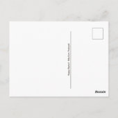 ハッピーイースターうさぎ春 ポストカード (裏面)