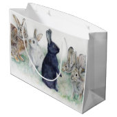 ハッピーイースターうさぎ ラージペーパーバッグ (裏面アングル)