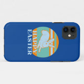 ハッピーイースターおもしろいイースターバニーアイディア Case-Mate iPhoneケース (裏面(横))