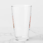 ハッピーイースターおもしろいキュイモダンーバニーラビットエッグ タンブラーグラス (左)