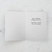 ハッピーイースターおもしろいジョーバイデン氏サンタ シーズンカード (内部)