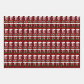 ハッピーイースターおもしろいジョーバイデン氏小妖精や小人クリスマス ラッピングペーパーシート (正面3)