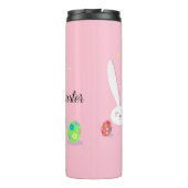 ハッピーイースターおもしろいバニー タンブラー (裏面)