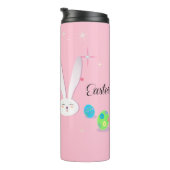 ハッピーイースターおもしろいバニー タンブラー (回転右)