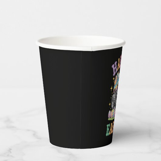 ハッピーイースターおもしろいモンスタートラックで卵を潰す 紙コップ (右)