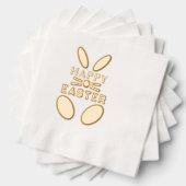 ハッピーイースターお洒落バニーラビット 箔ナプキン (インサイチュ (積み重ね))