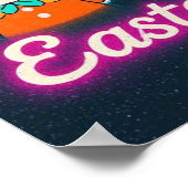 ハッピーイースターお祝い ポスター (角)