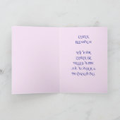 ハッピーイースターかご卵ひよこ子恵み カード (内部)