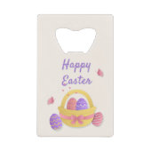 ハッピーイースターかご クレジットカード栓抜き (正面)