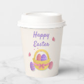 ハッピーイースターかご 紙コップ (正面)