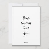 ハッピーイースターかわいいかわいいエッグ・レインボーモダン シーズンカード (裏面)