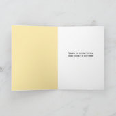 ハッピーイースターかわいいオレンジタビー猫 シーズンカード (内部)