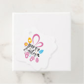 ハッピーイースターかわいいバニーとイースターエッグ フェイバータグ (インサイチュ)