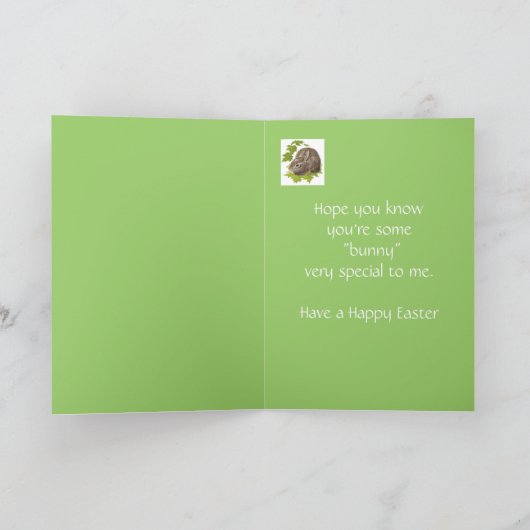 ハッピーイースターかわいいバニースペシャルの娘 シーズンカード