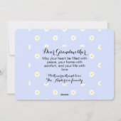 ハッピーイースターかわいいバニー シーズンカード (裏面)