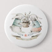 ハッピーイースターかわいい恋の病 缶バッジ (正面)