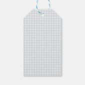 ハッピーイースターかわいい水色ギフトラベル ギフトタグ (裏面)