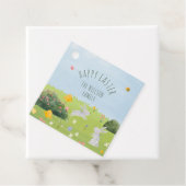 ハッピーイースターかわいい水色 フェイバータグ (インサイチュ)