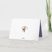 ハッピーイースターかわいい猫のための寝耳 シーズンカード (裏面)