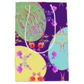 「ハッピーイースターがある」イースターエッグ ミディアムペーパーバッグ (正面)