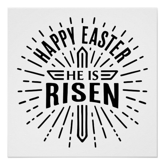 ハッピーイースターが上がった ポスター (正面)
